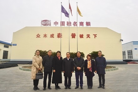中國塑協理事長王占杰一行赴公司視察指導工作